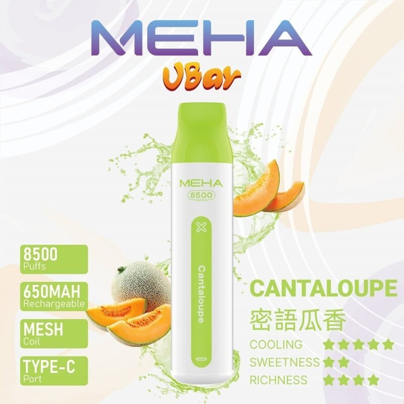 MEHA VBar 小白條 8500 Puffs 一次性電子煙｜650mAh 電池｜Type‑C 快充：圖片 13