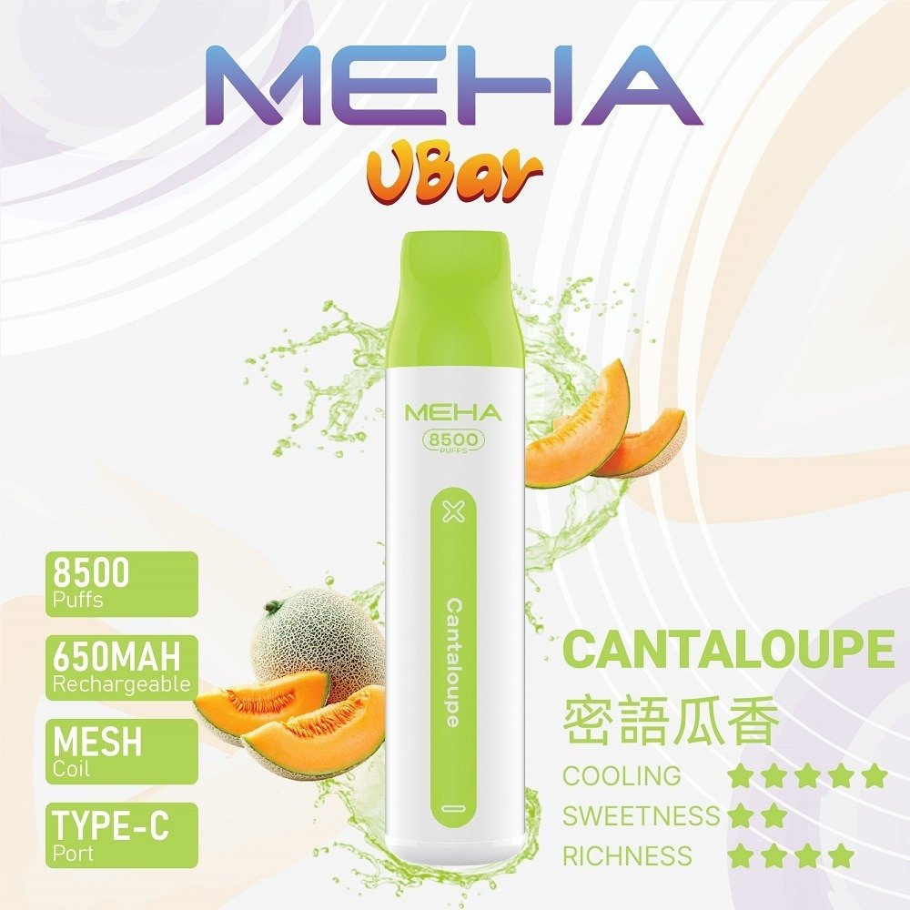 MEHA VBar 小白條 8500 Puffs 一次性電子煙｜650mAh 電池｜Type‑C 快充：圖片 13