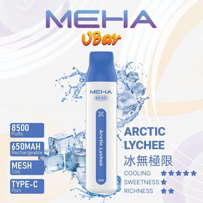 MEHA VBar 小白條 8500 Puffs 一次性電子煙｜650mAh 電池｜Type‑C 快充：圖片 11