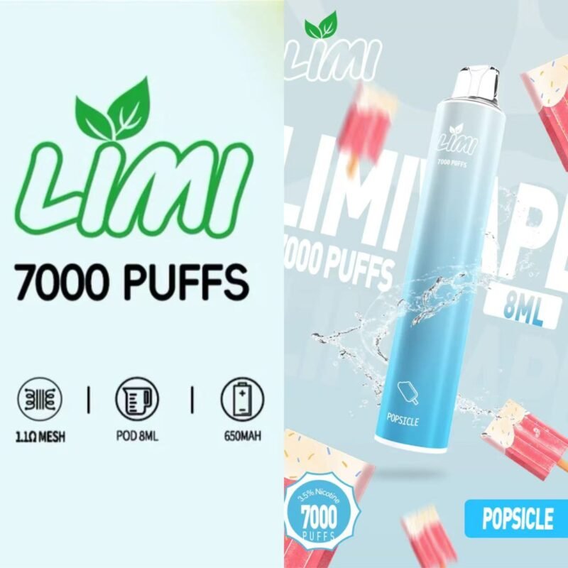 LIMI 7000口 拋棄式電子煙  |  一次性霧化棒 可充電電子煙：圖片 6