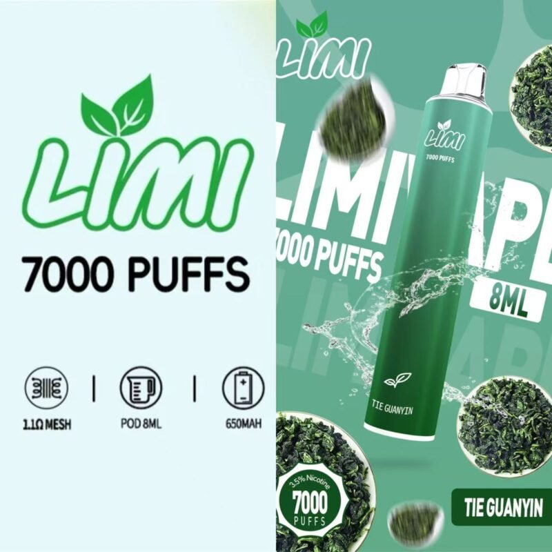 LIMI 7000口 拋棄式電子煙  |  一次性霧化棒 可充電電子煙：圖片 7