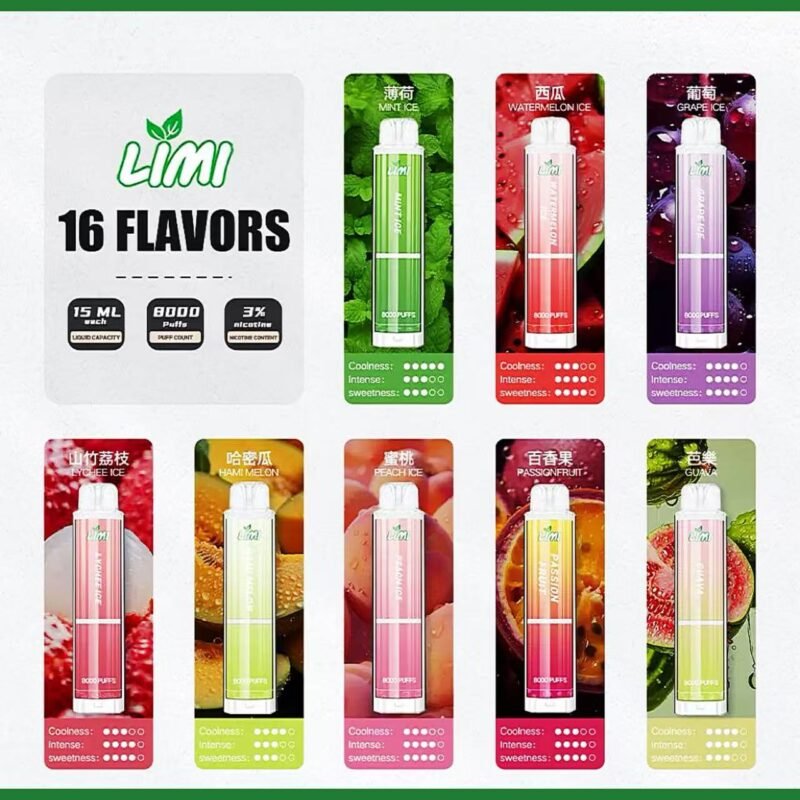 LIMI 8000口｜超長續航拋棄式電子煙：圖片 7